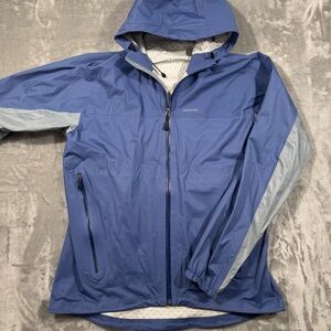 Patagonia Spraymaster Rain Lightweight Jacket Blue Men’s XL 24065-S8